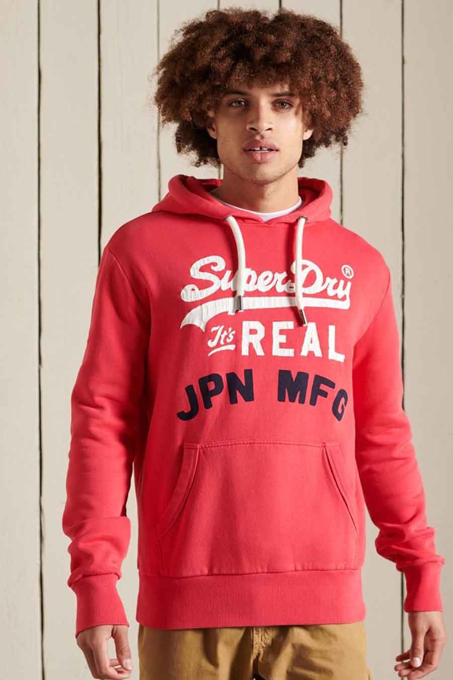 Sweat outlet rouge superdry